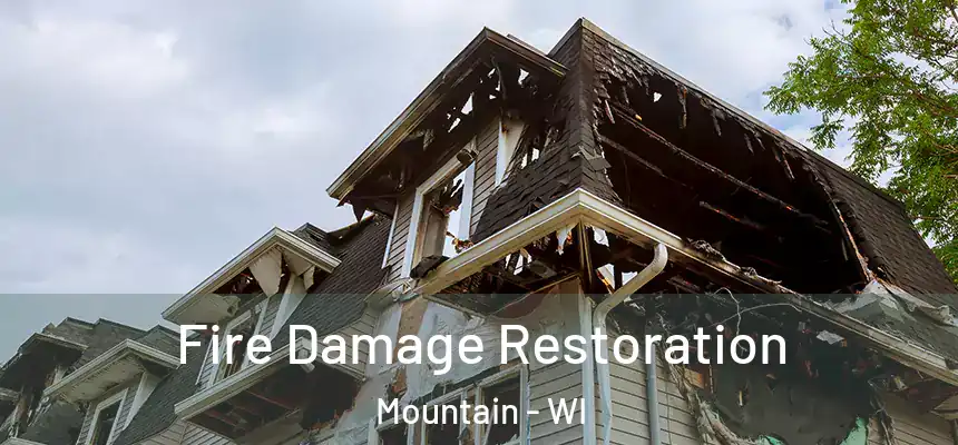 Fire Damage Restoration Mountain - WI