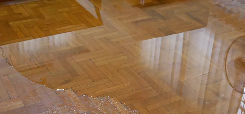 Laminate Wood Floor Water Damage Repair in Marshfield