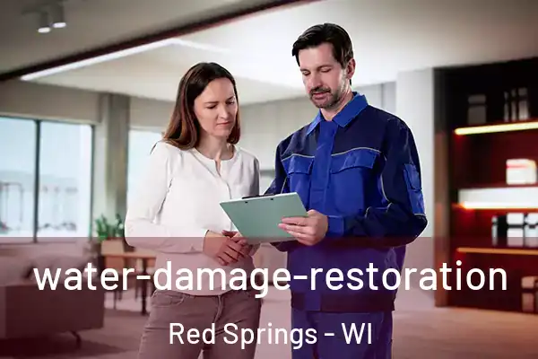 water-damage-restoration Red Springs - WI